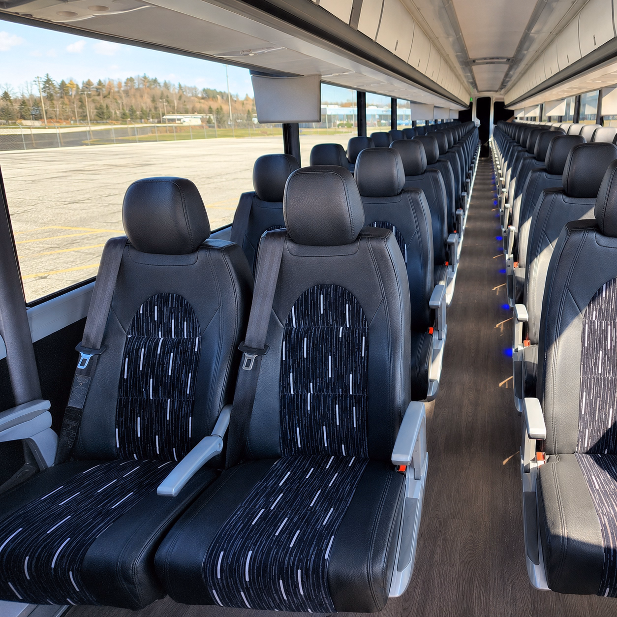 charter buses to joint base charleston for personnel transfers and unit movements